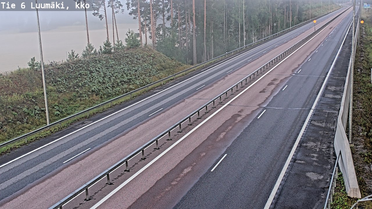 Kelikamerat Kuva Tie 6 Luumäki, kirkko, Luumäki, Etelä-Karjala