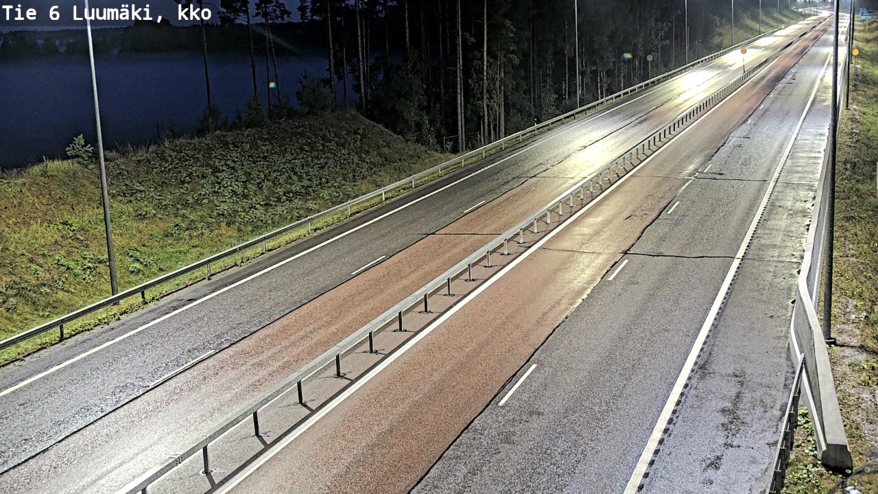 Kelikamerat Kuva Tie 6 Luumäki, kirkko, Luumäki, Etelä-Karjala