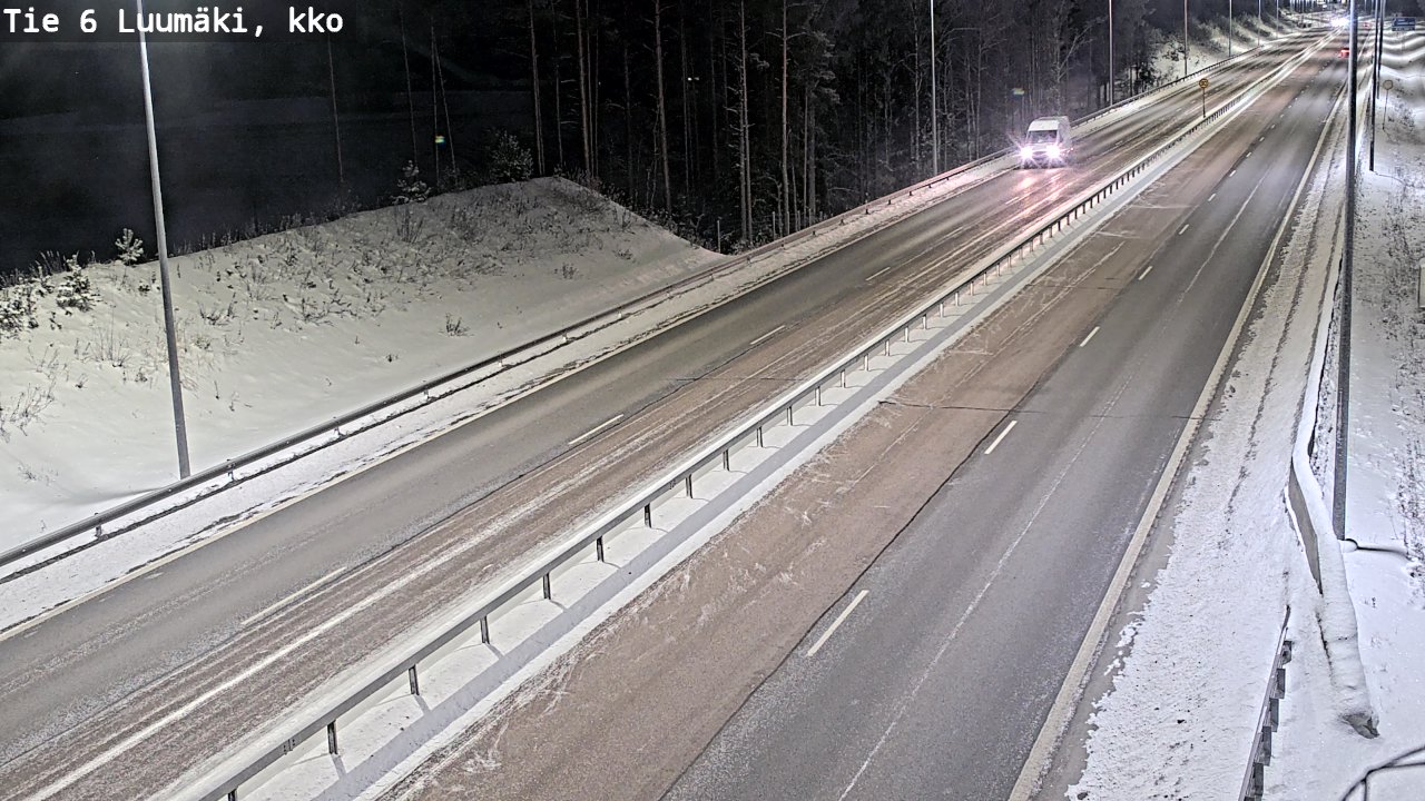 Kelikamerat Kuva Tie 6 Luumäki, kirkko, Luumäki, Etelä-Karjala