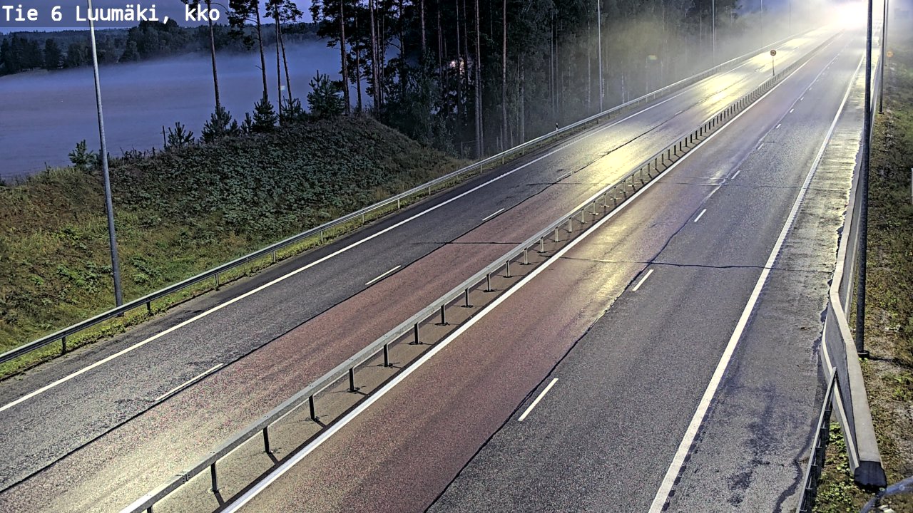 Kelikamerat Kuva Tie 6 Luumäki, kirkko, Luumäki, Etelä-Karjala
