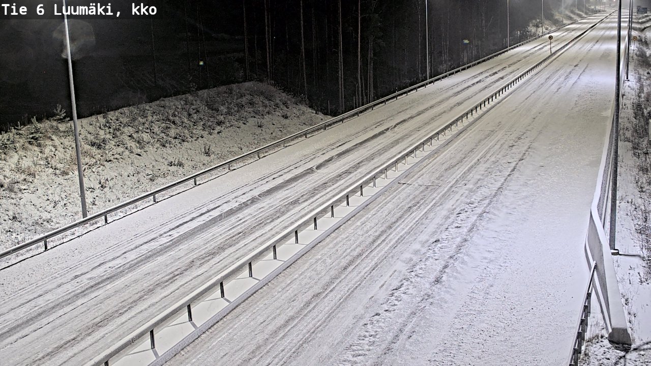 Kelikamerat Kuva Tie 6 Luumäki, kirkko, Luumäki, Etelä-Karjala