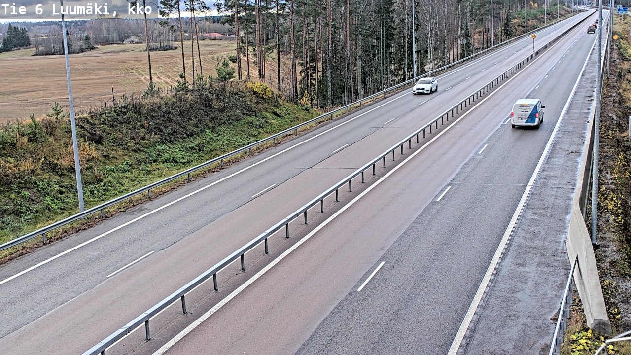 Kelikamerat Kuva Tie 6 Luumäki, kirkko, Luumäki, Etelä-Karjala