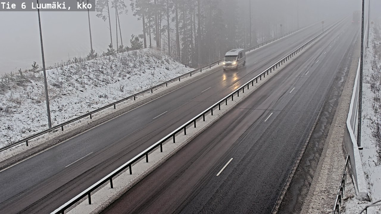 Weather Camera Image Road 6 Luumäki, kirkko, Luumäki, Etelä-Karjala