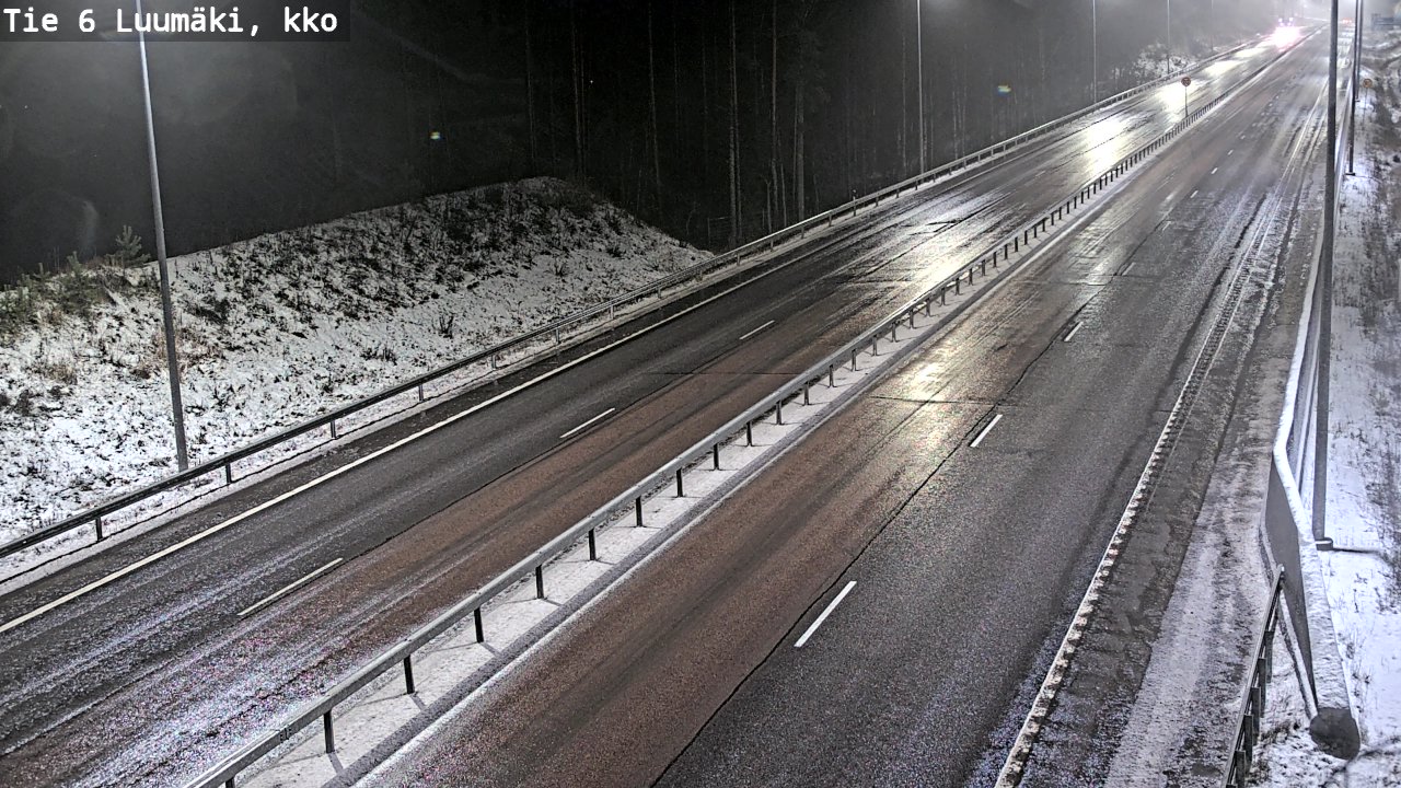 Weather Camera Image Road 6 Luumäki, kirkko, Luumäki, Etelä-Karjala
