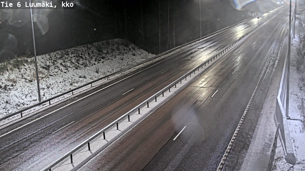 Weather Camera Image Road 6 Luumäki, kirkko, Luumäki, Etelä-Karjala