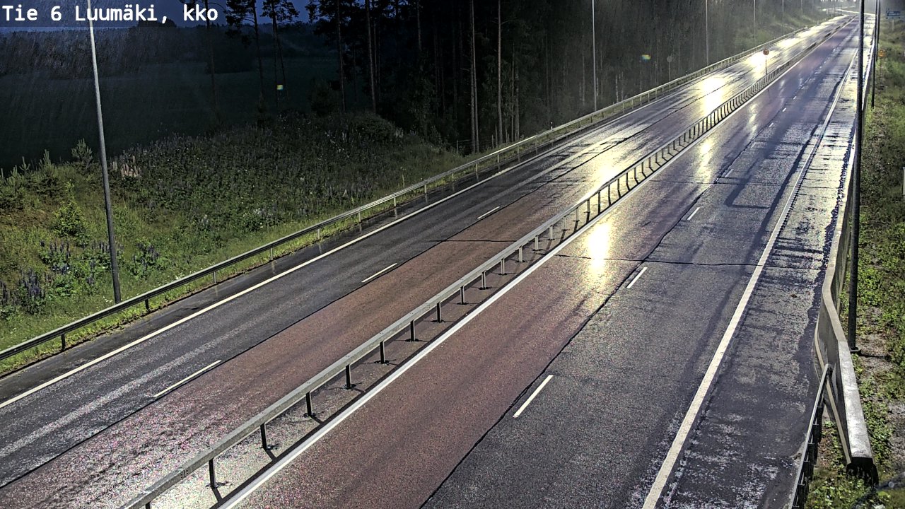 Kelikamerat Kuva Tie 6 Luumäki, kirkko, Luumäki, Etelä-Karjala