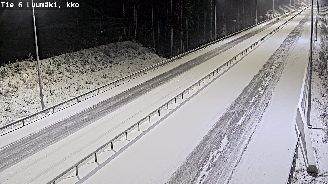 Kelikamerat Kuva Tie 6 Luumäki, kirkko, Luumäki, Etelä-Karjala