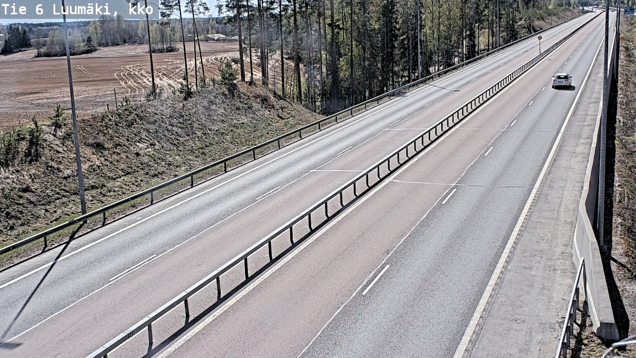 Kelikamerat Kuva Tie 6 Luumäki, kirkko, Luumäki, Etelä-Karjala
