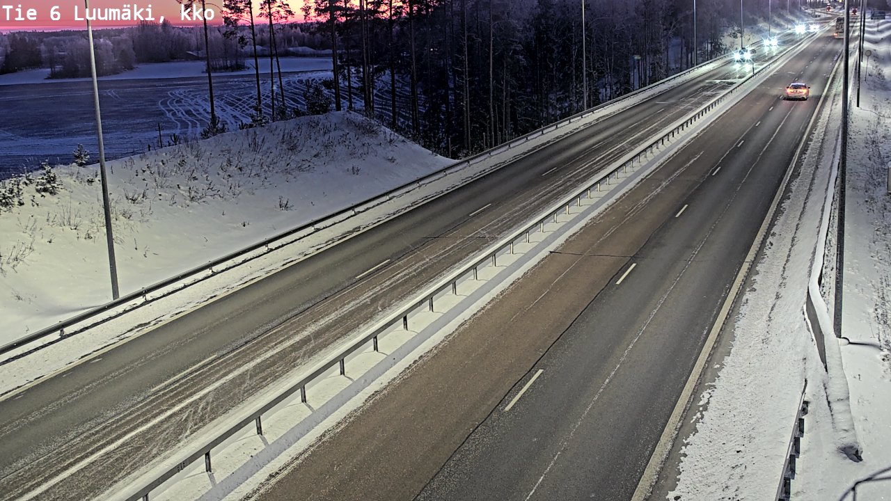 Kelikamerat Kuva Tie 6 Luumäki, kirkko, Luumäki, Etelä-Karjala