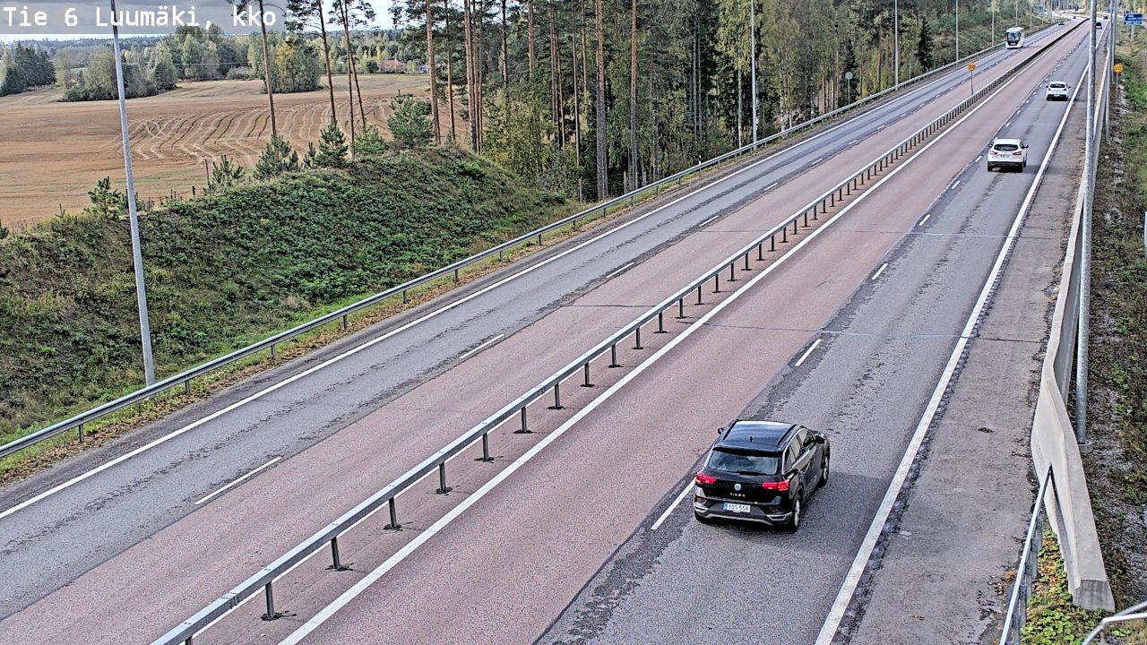 Weather Camera Image Road 6 Luumäki, kirkko, Luumäki, Etelä-Karjala