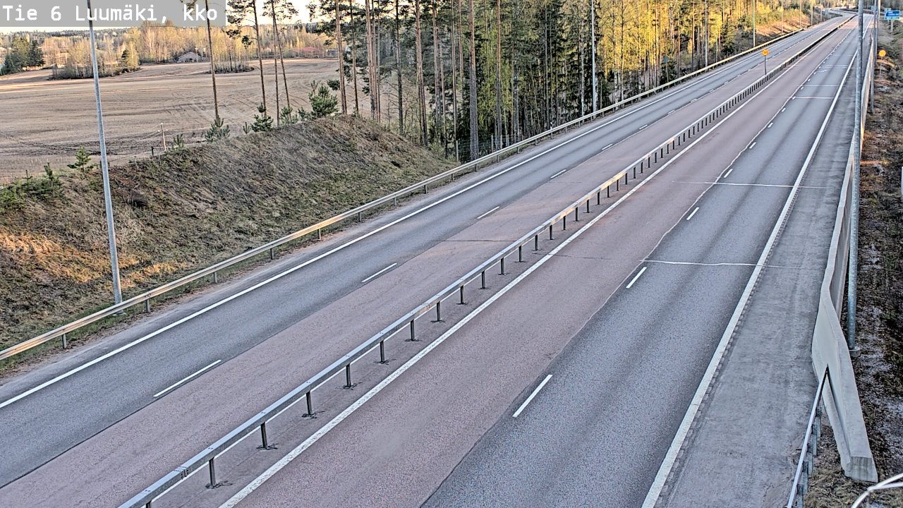 Kelikamerat Kuva Tie 6 Luumäki, kirkko, Luumäki, Etelä-Karjala