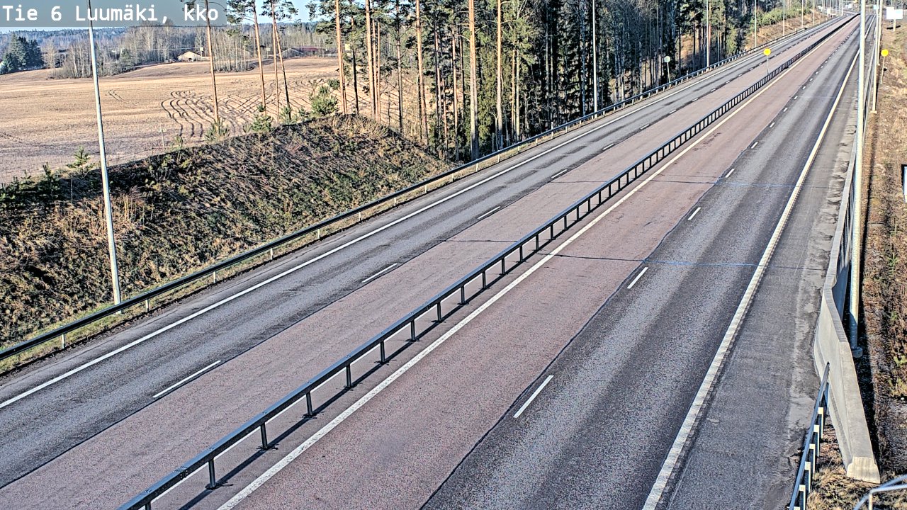 Kelikamerat Kuva Tie 6 Luumäki, kirkko, Luumäki, Etelä-Karjala