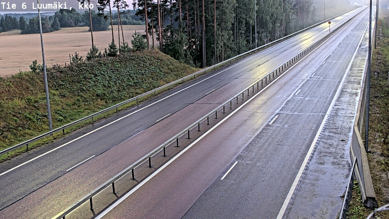 Kelikamerat Kuva Tie 6 Luumäki, kirkko, Luumäki, Etelä-Karjala