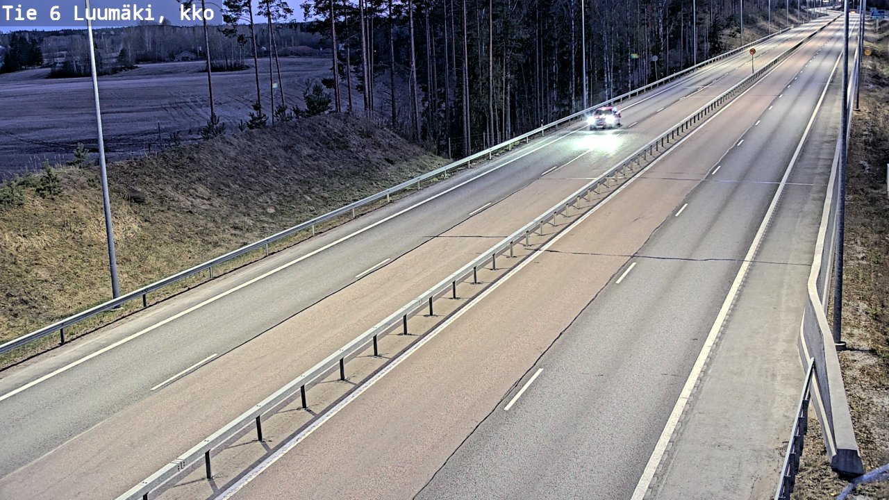 Kelikamerat Kuva Tie 6 Luumäki, kirkko, Luumäki, Etelä-Karjala