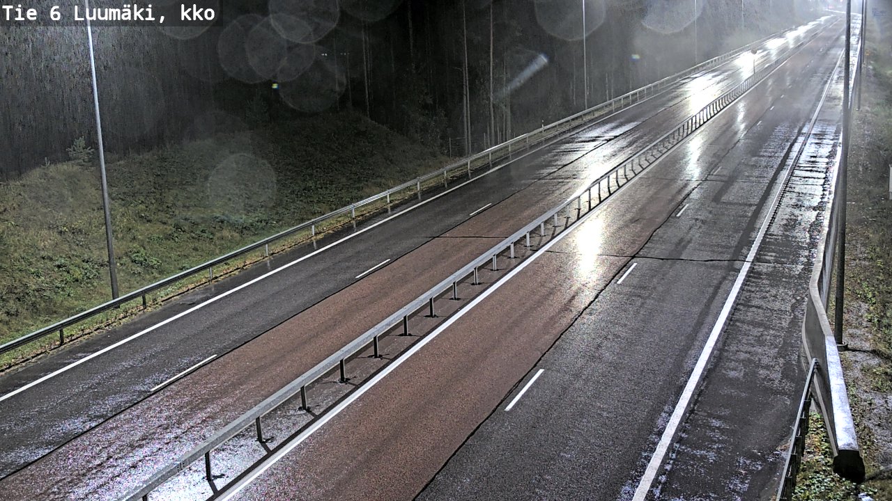 Kelikamerat Kuva Tie 6 Luumäki, kirkko, Luumäki, Etelä-Karjala