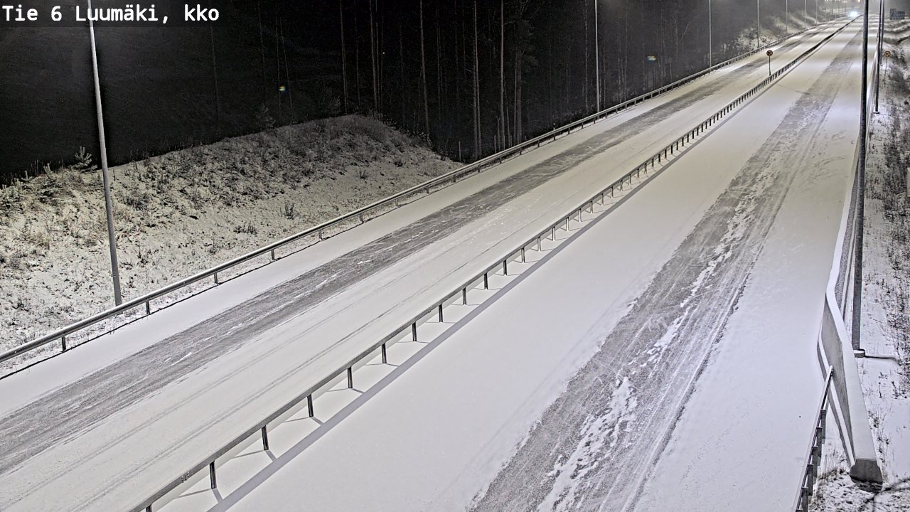 Kelikamerat Kuva Tie 6 Luumäki, kirkko, Luumäki, Etelä-Karjala