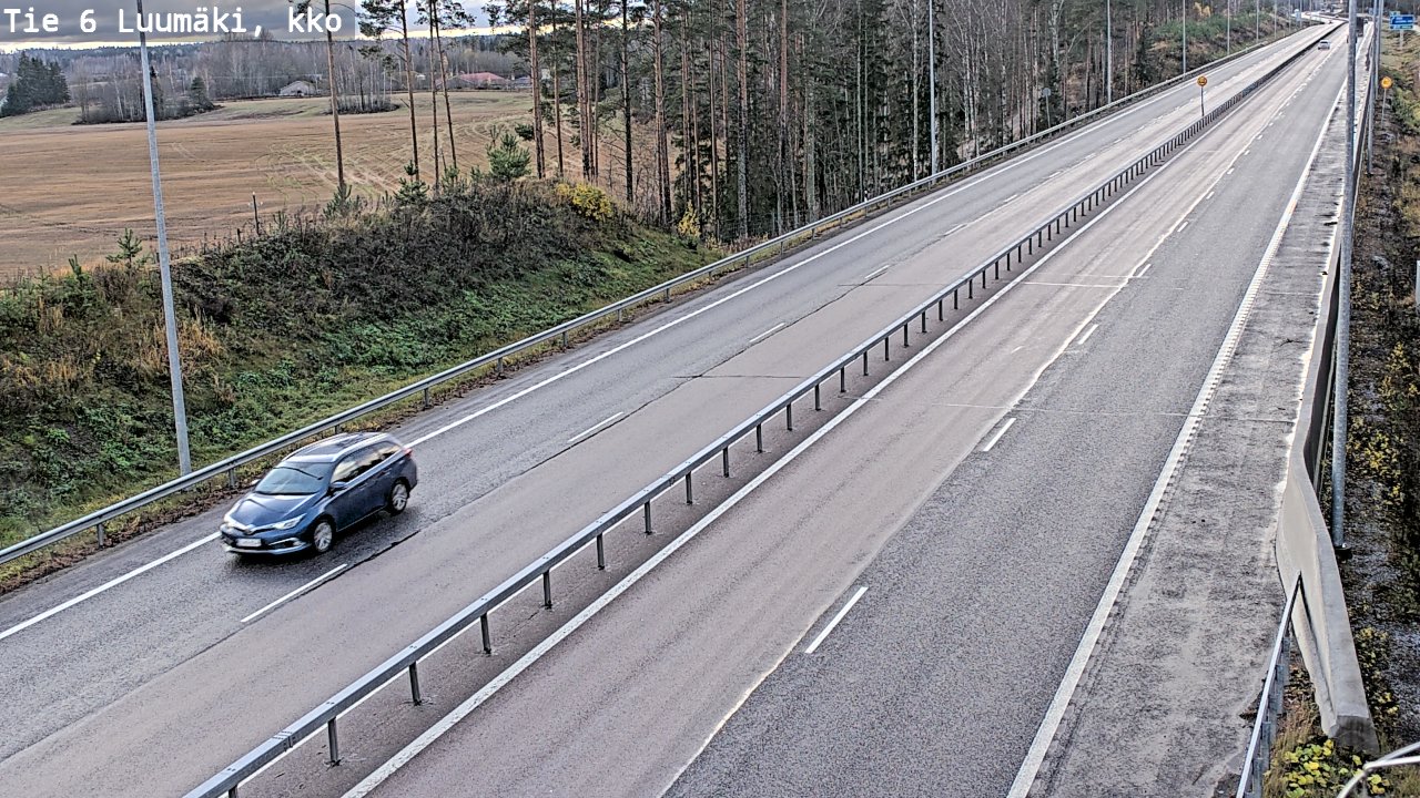 Kelikamerat Kuva Tie 6 Luumäki, kirkko, Luumäki, Etelä-Karjala