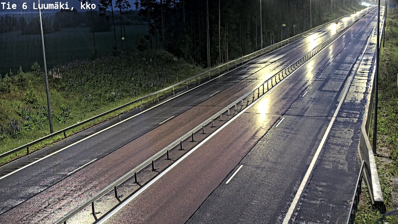 Kelikamerat Kuva Tie 6 Luumäki, kirkko, Luumäki, Etelä-Karjala