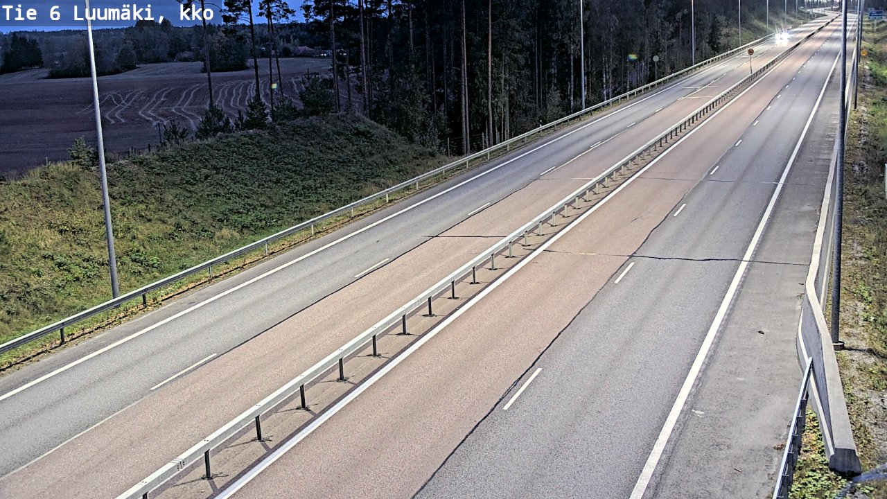 Kelikamerat Kuva Tie 6 Luumäki, kirkko, Luumäki, Etelä-Karjala