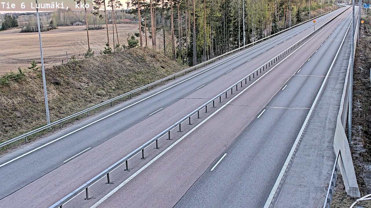 Kelikamerat Kuva Tie 6 Luumäki, kirkko, Luumäki, Etelä-Karjala