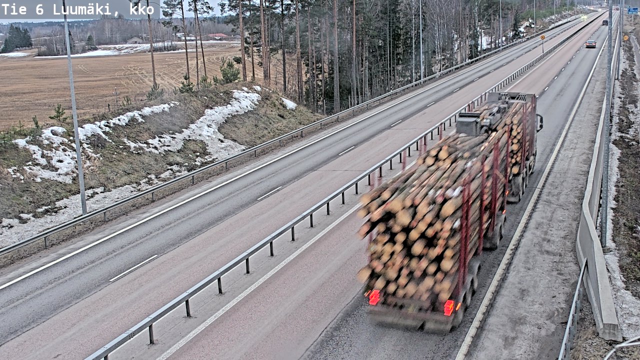 Kelikamerat Kuva Tie 6 Luumäki, kirkko, Luumäki, Etelä-Karjala