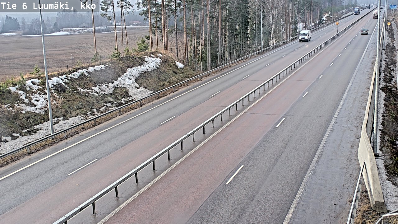 Weather Camera Image Road 6 Luumäki, kirkko, Luumäki, Etelä-Karjala