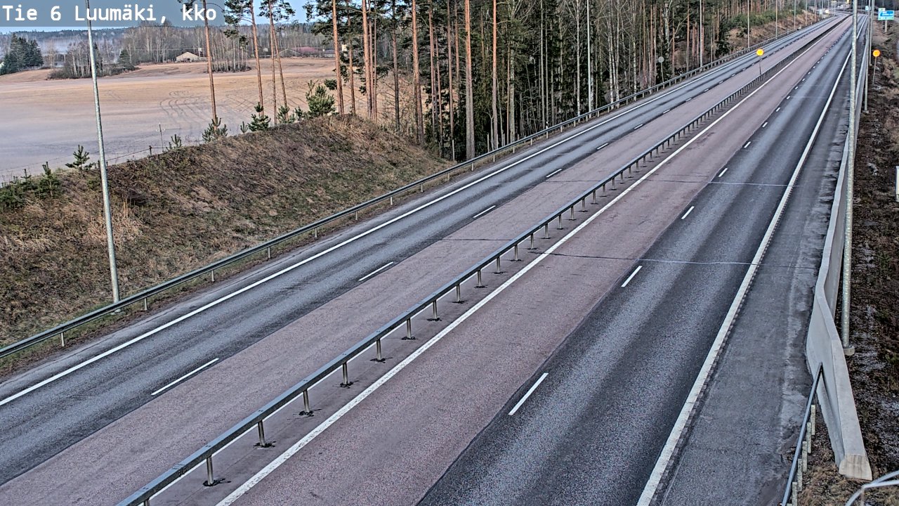 Kelikamerat Kuva Tie 6 Luumäki, kirkko, Luumäki, Etelä-Karjala