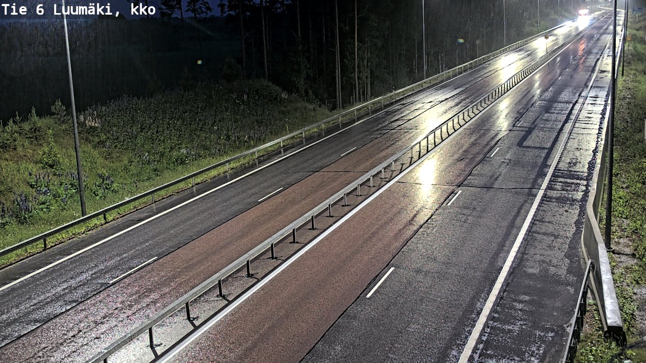 Kelikamerat Kuva Tie 6 Luumäki, kirkko, Luumäki, Etelä-Karjala