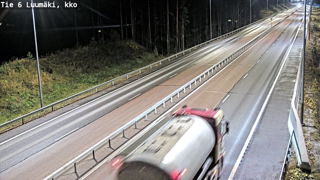 Kelikamerat Kuva Tie 6 Luumäki, kirkko, Luumäki, Etelä-Karjala