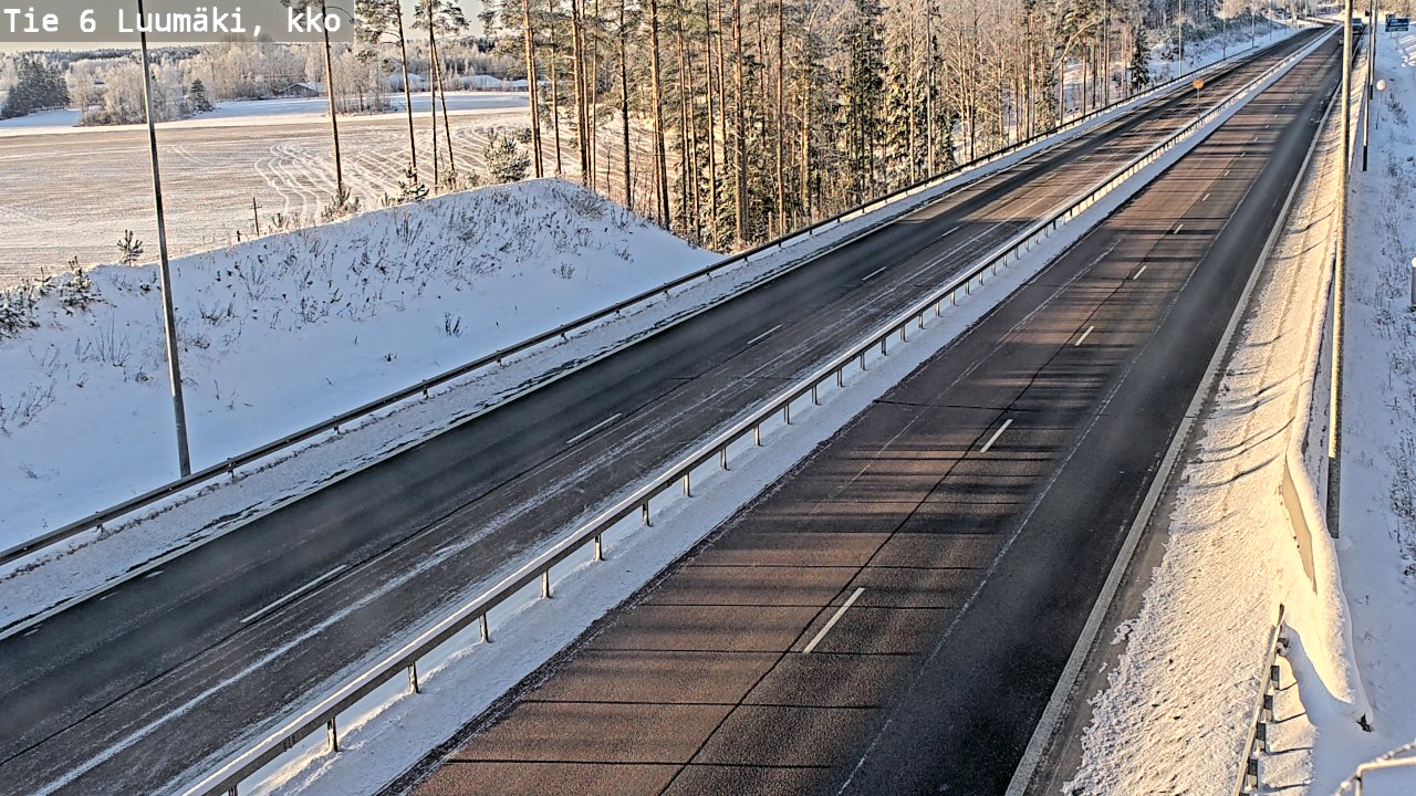 Kelikamerat Kuva Tie 6 Luumäki, kirkko, Luumäki, Etelä-Karjala