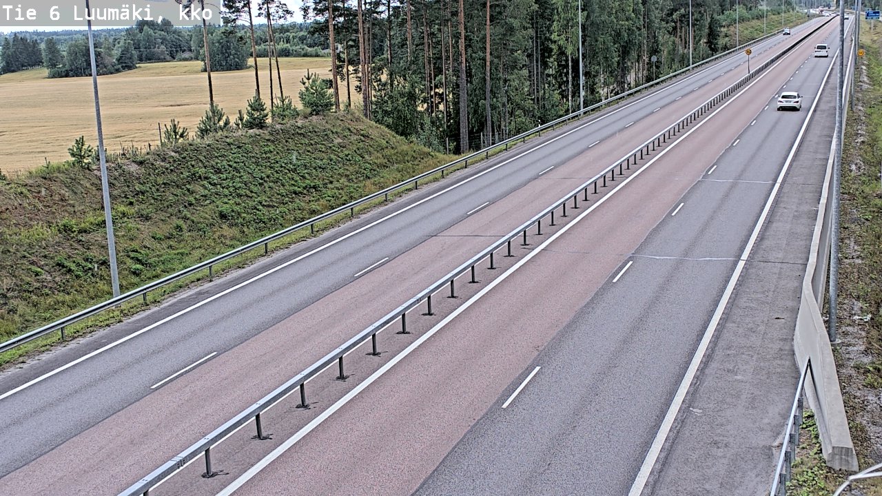 Kelikamerat Kuva Tie 6 Luumäki, kirkko, Luumäki, Etelä-Karjala