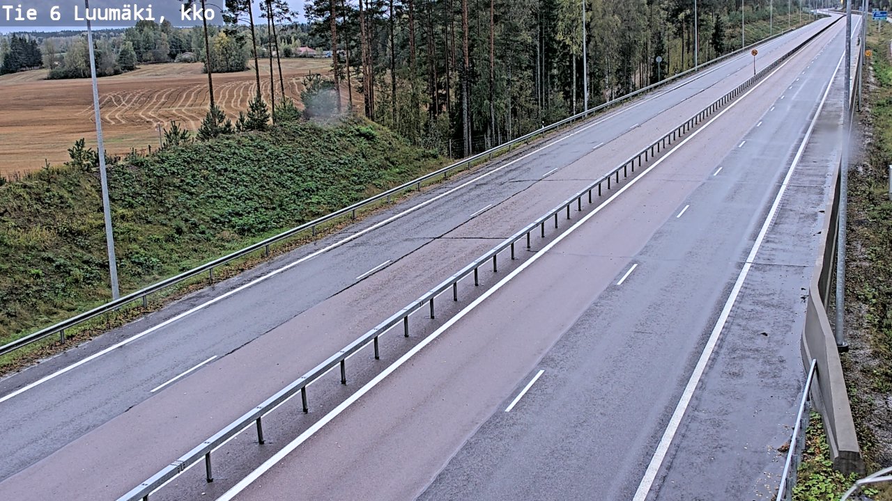 Kelikamerat Kuva Tie 6 Luumäki, kirkko, Luumäki, Etelä-Karjala