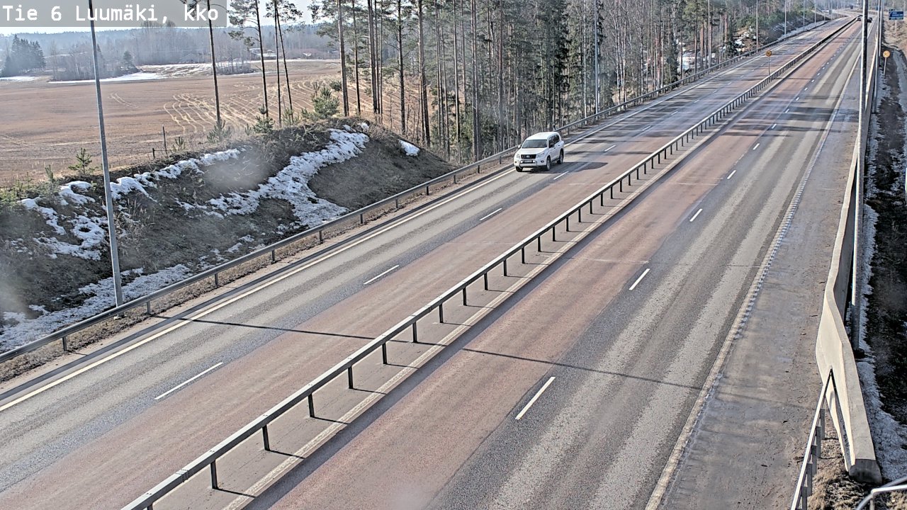 Weather Camera Image Road 6 Luumäki, kirkko, Luumäki, Etelä-Karjala
