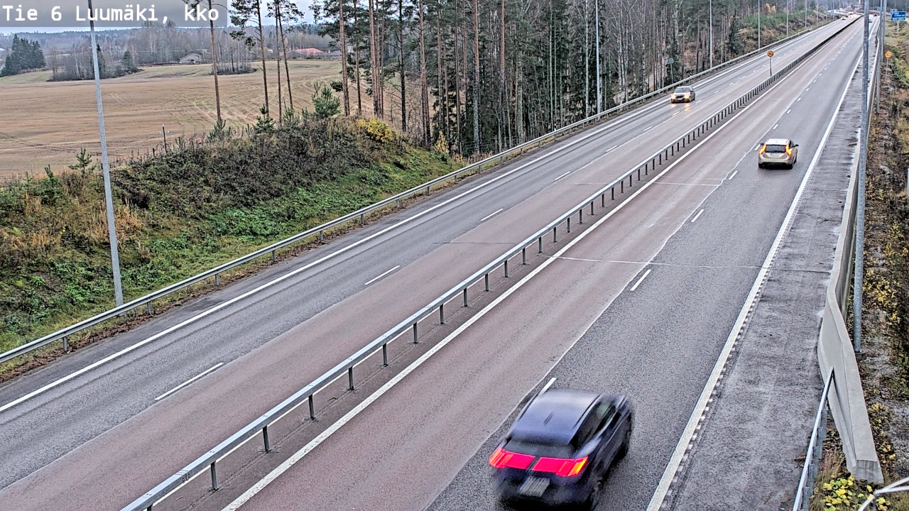 Kelikamerat Kuva Tie 6 Luumäki, kirkko, Luumäki, Etelä-Karjala