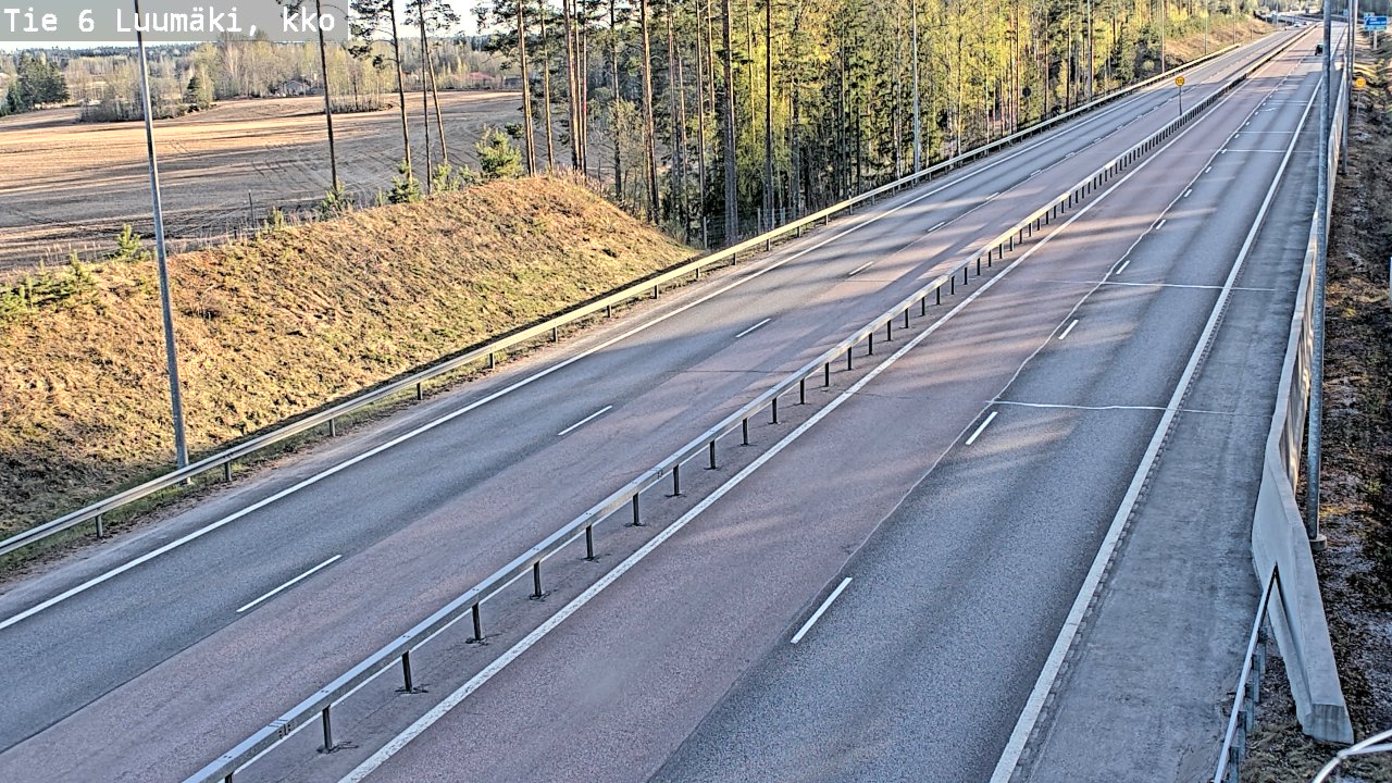 Kelikamerat Kuva Tie 6 Luumäki, kirkko, Luumäki, Etelä-Karjala
