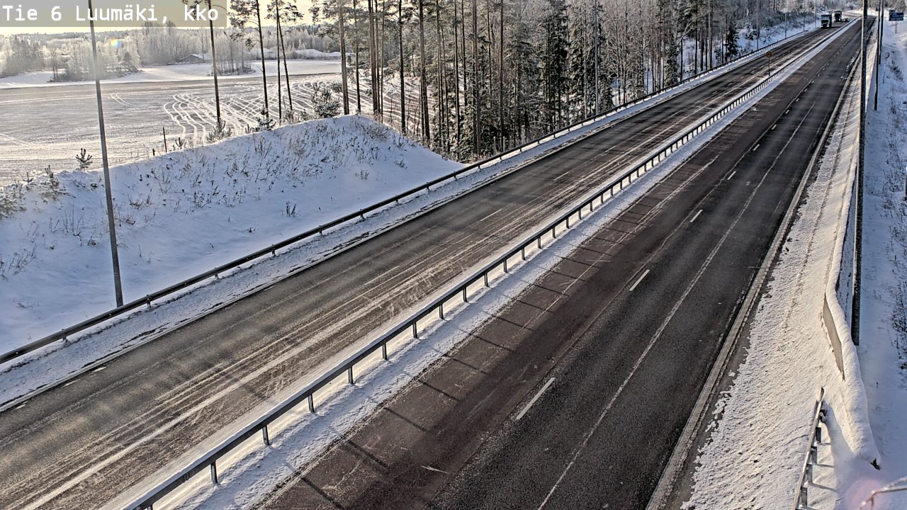 Kelikamerat Kuva Tie 6 Luumäki, kirkko, Luumäki, Etelä-Karjala