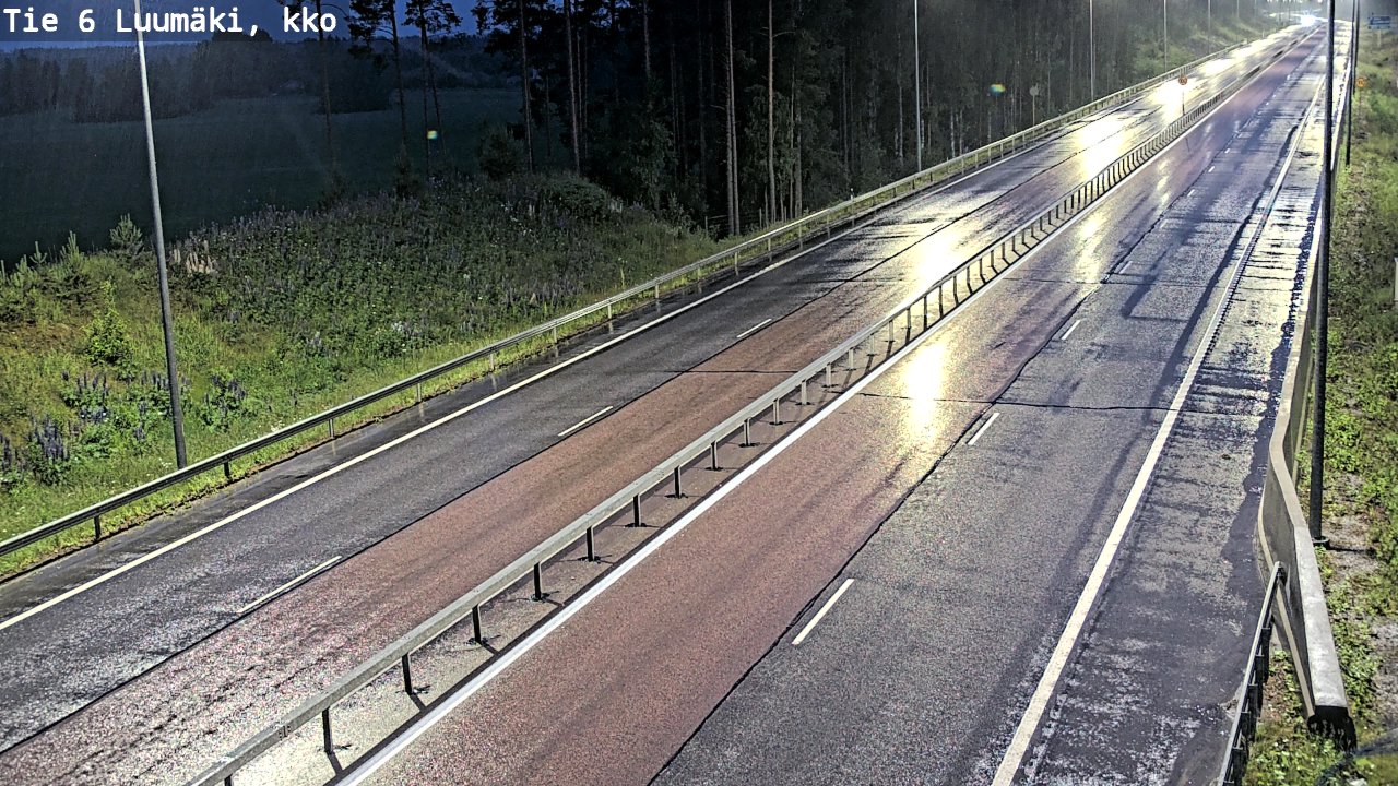Kelikamerat Kuva Tie 6 Luumäki, kirkko, Luumäki, Etelä-Karjala
