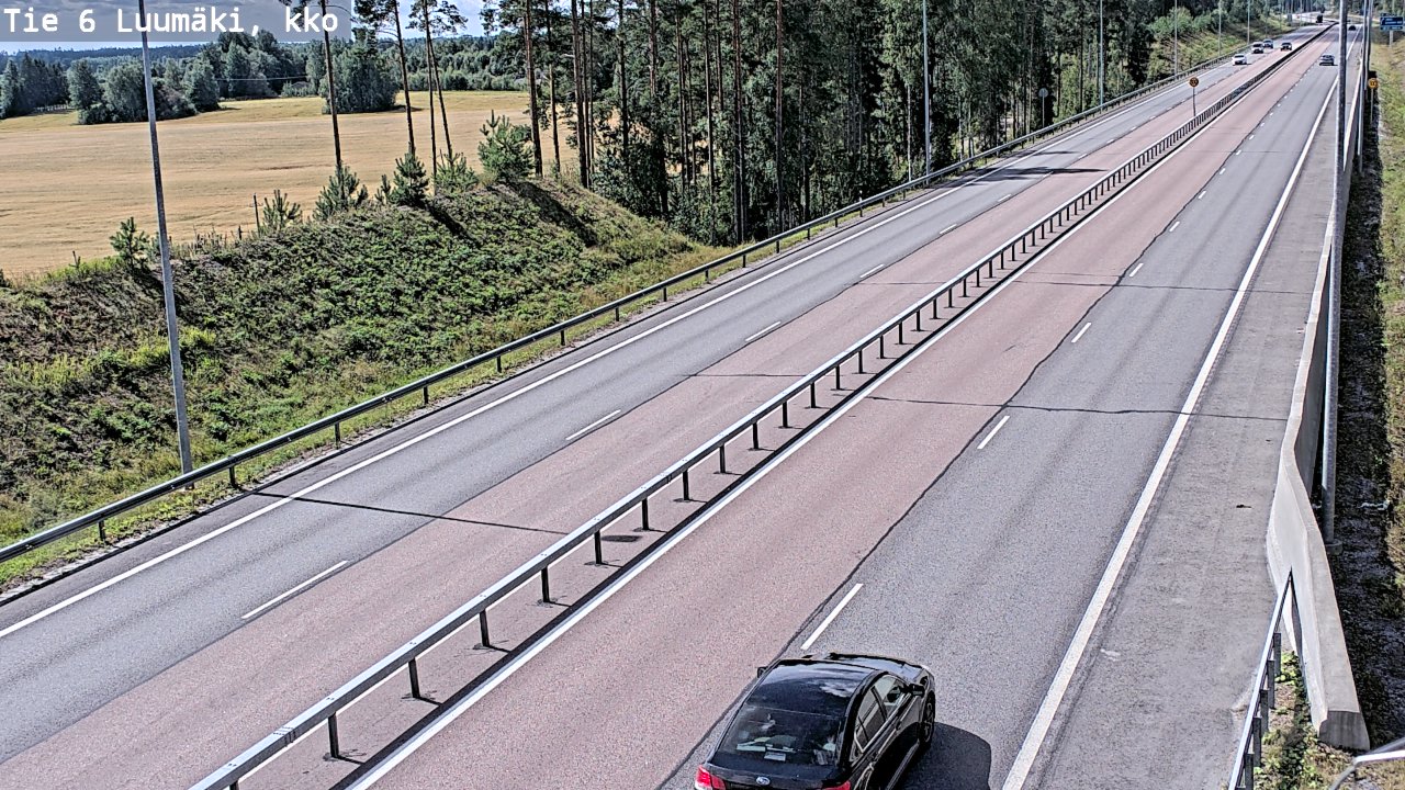 Kelikamerat Kuva Tie 6 Luumäki, kirkko, Luumäki, Etelä-Karjala