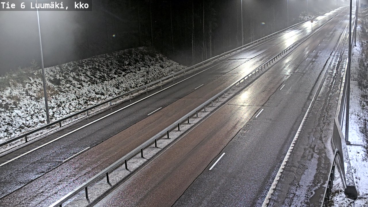 Weather Camera Image Road 6 Luumäki, kirkko, Luumäki, Etelä-Karjala
