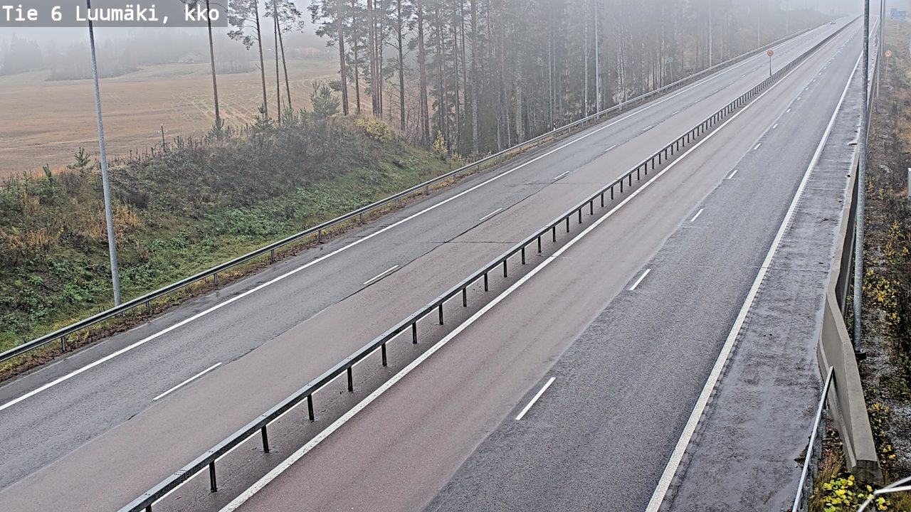 Kelikamerat Kuva Tie 6 Luumäki, kirkko, Luumäki, Etelä-Karjala