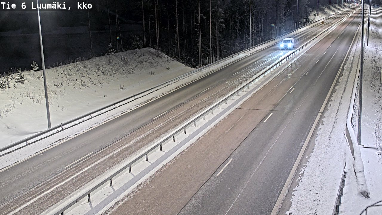 Kelikamerat Kuva Tie 6 Luumäki, kirkko, Luumäki, Etelä-Karjala