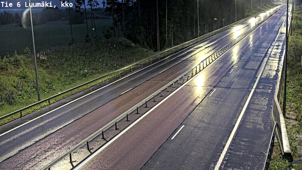 Kelikamerat Kuva Tie 6 Luumäki, kirkko, Luumäki, Etelä-Karjala