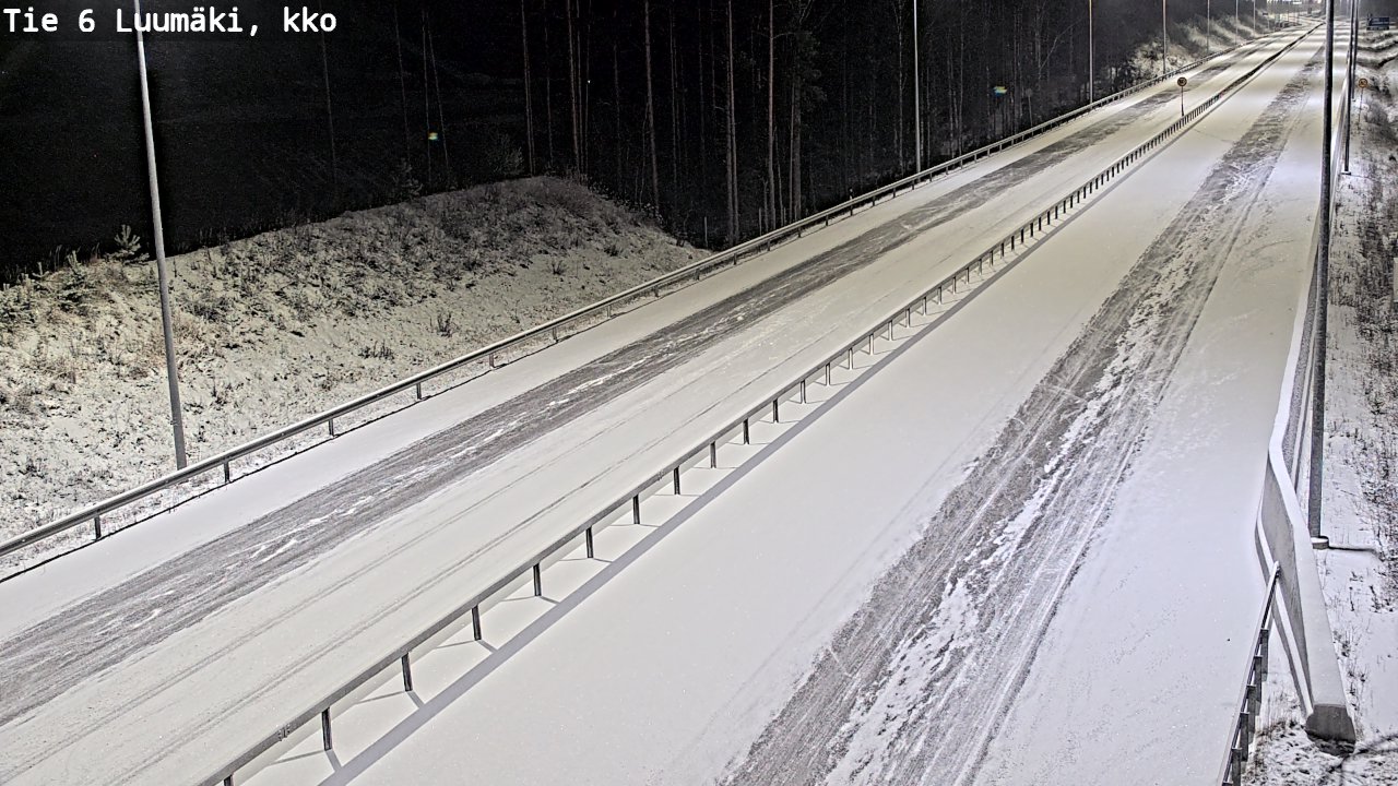 Kelikamerat Kuva Tie 6 Luumäki, kirkko, Luumäki, Etelä-Karjala