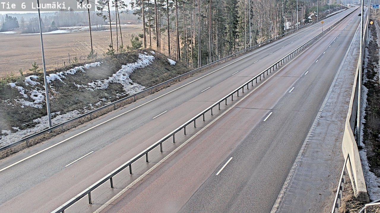 Weather Camera Image Road 6 Luumäki, kirkko, Luumäki, Etelä-Karjala