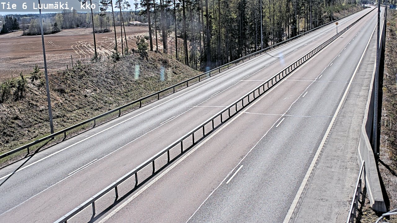 Kelikamerat Kuva Tie 6 Luumäki, kirkko, Luumäki, Etelä-Karjala