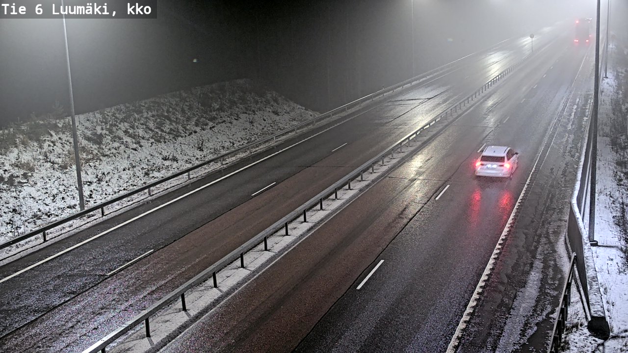 Weather Camera Image Road 6 Luumäki, kirkko, Luumäki, Etelä-Karjala