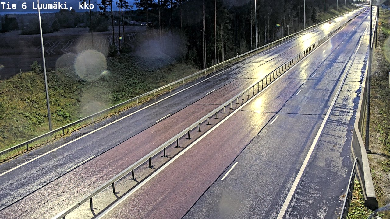 Kelikamerat Kuva Tie 6 Luumäki, kirkko, Luumäki, Etelä-Karjala