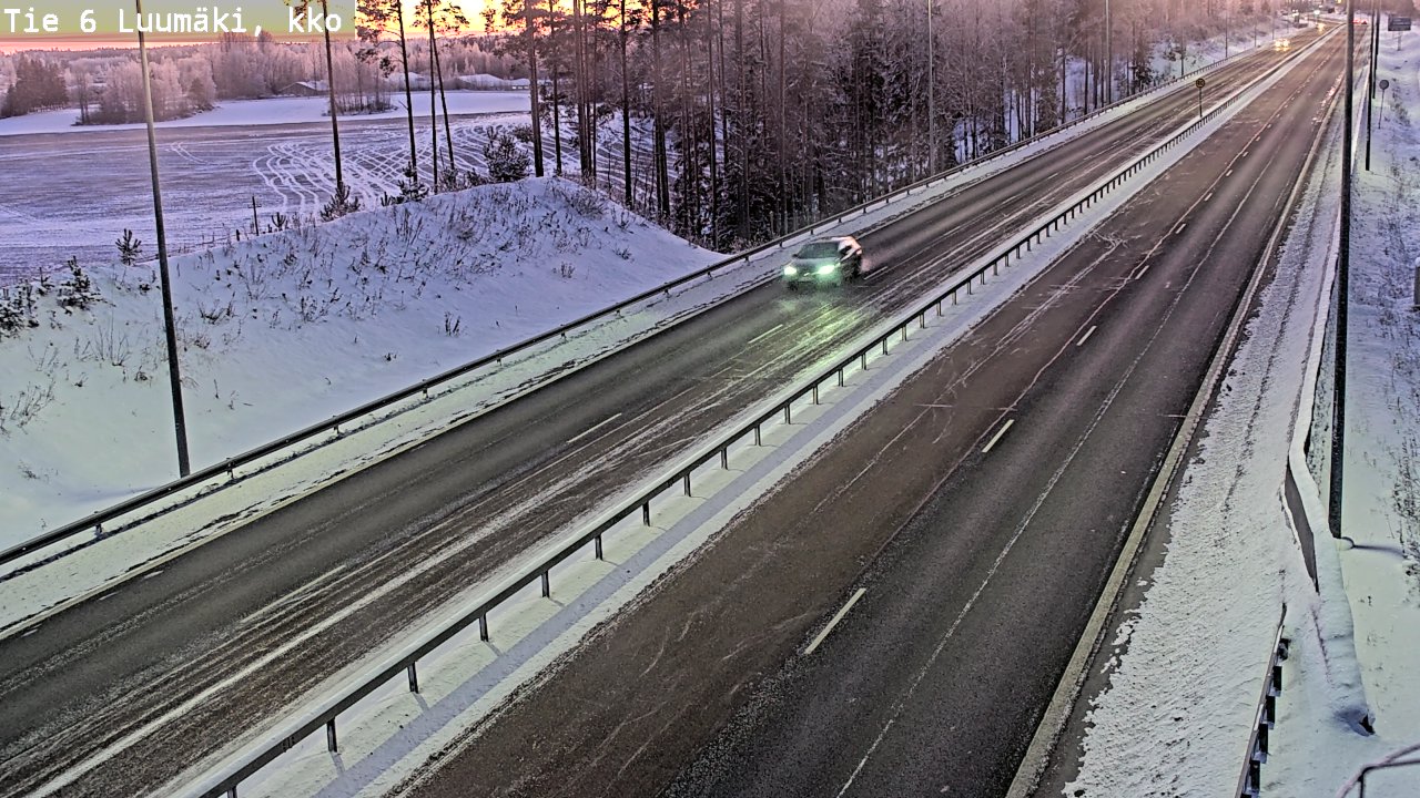 Kelikamerat Kuva Tie 6 Luumäki, kirkko, Luumäki, Etelä-Karjala