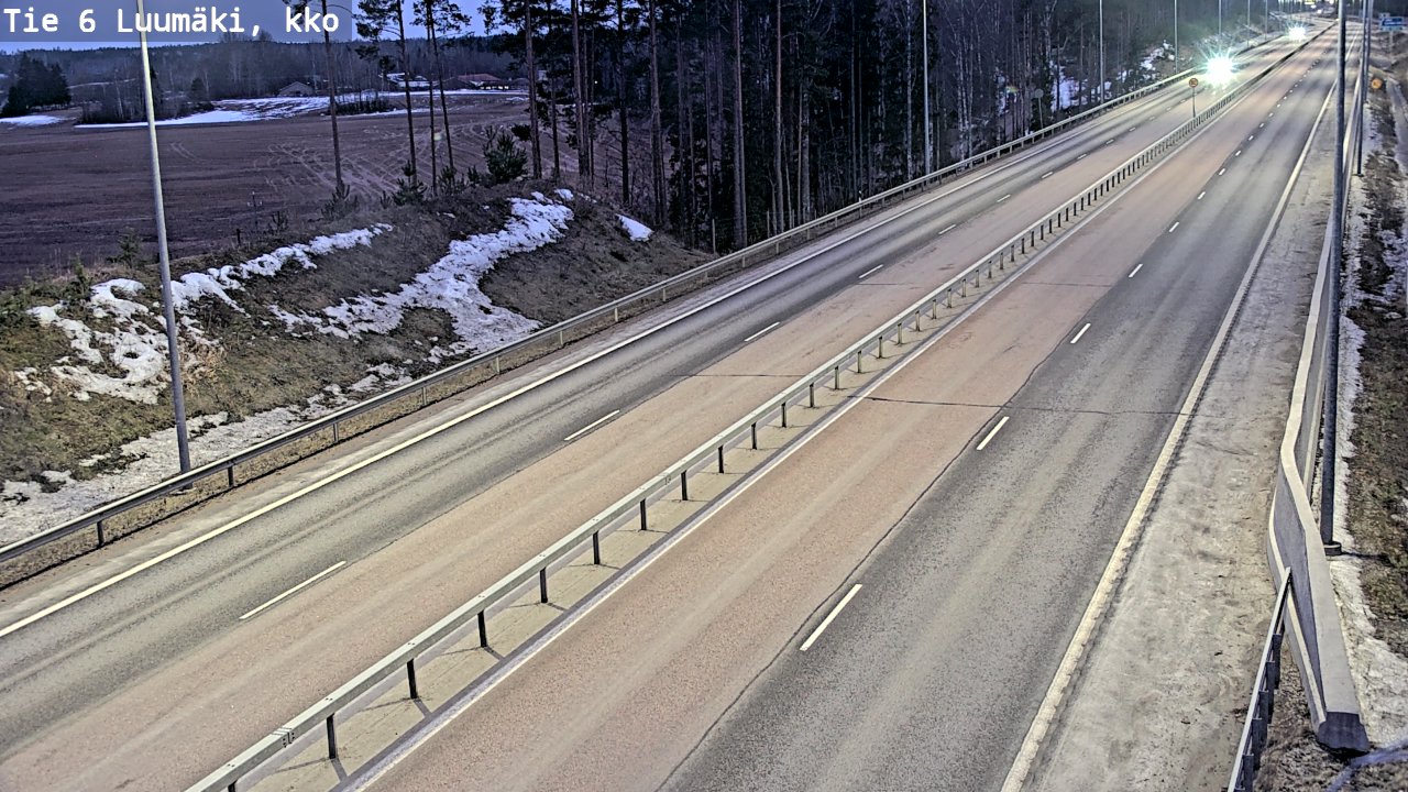 Kelikamerat Kuva Tie 6 Luumäki, kirkko, Luumäki, Etelä-Karjala