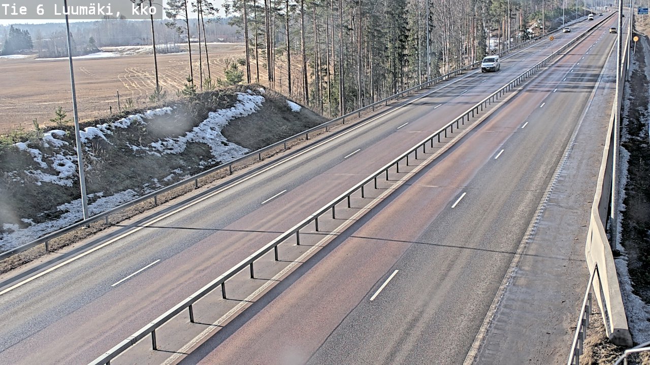 Weather Camera Image Road 6 Luumäki, kirkko, Luumäki, Etelä-Karjala